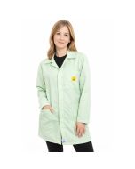 ESD Lab Jackets in Light Green