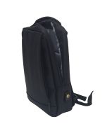 A quality ESD backpack bag for laptops, notepads and more. It has 2 zipped compartments and a USB connection. 