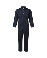 Fort Workwear 366 Zip Fronted Navy Blue Coverall 