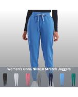 Jogger trousers are ideal for the health and beauty professional. A 4-way stretch fabric manufactured from 33% recycled polyester. Buy now from Somerset Workwear