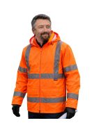 Portwest H440 Orange Hi-Vis Rain Jacket