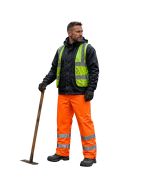 Portwest H441 Orange Hi-Vis Rain Trousers