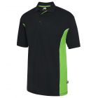 ORN Silverswift Premium Black & Lime Polo Shirt 1180