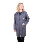 ESD Lab Coats in Dark Grey
