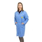 ESD Lab Coats in Light Blue