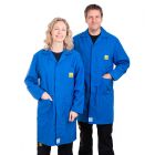 ESD Lab Coats in Royal Blue