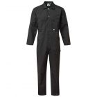 Fort 366 Zip Front Black Coverall