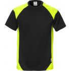 Fristads Black & Hi-Viz Yellow T-Shirt 122396