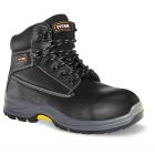 Titan Holton Smooth Leather Safety Boot in Black