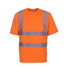 Yoko Hi-Vis Orange Short Sleeve T-Shirt