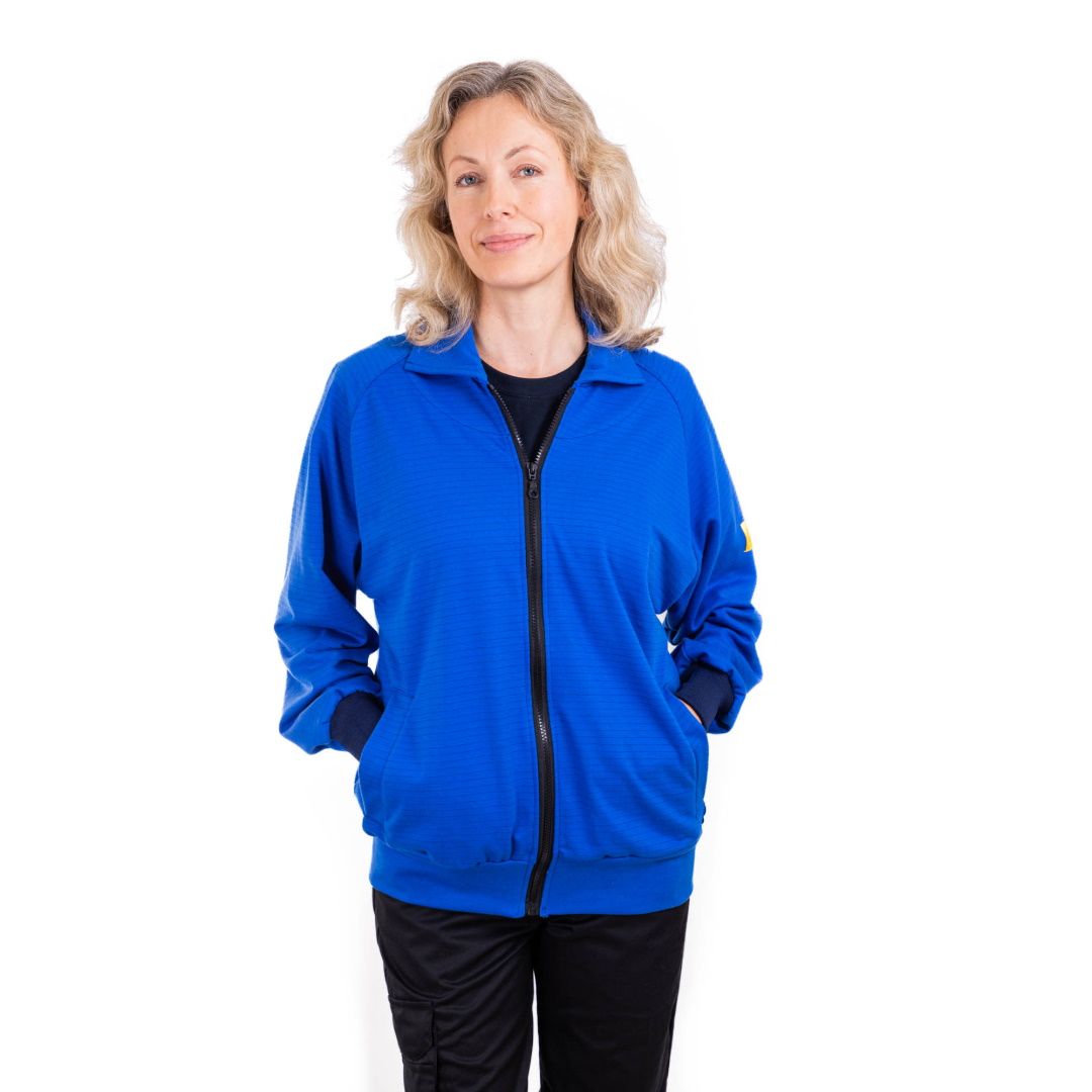 ESD Royal Blue Fleece - Somerset Workwear