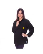 Long-sleeved black ESD polo shirts from Somerset Workwear