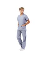 This polyester cotton scrubs top and trousers can be ordered as a set or as individual items