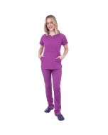 Looking for fantastic vibrant scrubs? Then this striking pink top and trousers scrubs set could be just what you are looking for! 