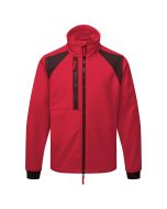 The CD870 Red Softshell is manufactured using recycled plastic making it a truly Eco garment. 