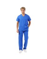One of the great colour fabric choices in our male scrubs range. 