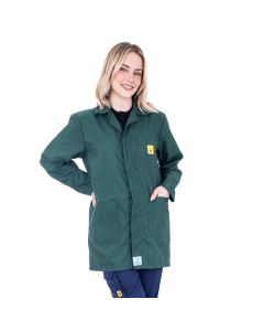 ESD Dark Green Lab Jackets