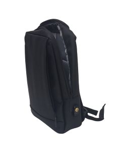 A quality ESD backpack bag for laptops, notepads and more. It has 2 zipped compartments and a USB connection. 