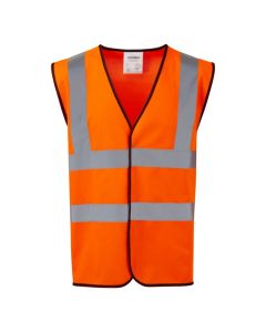 Warrior Orange Hi-Vis Waistcoat