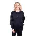 ESD Black Fleece with Short Zip