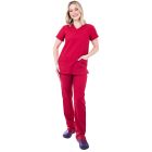 Women's Scrubs in Red