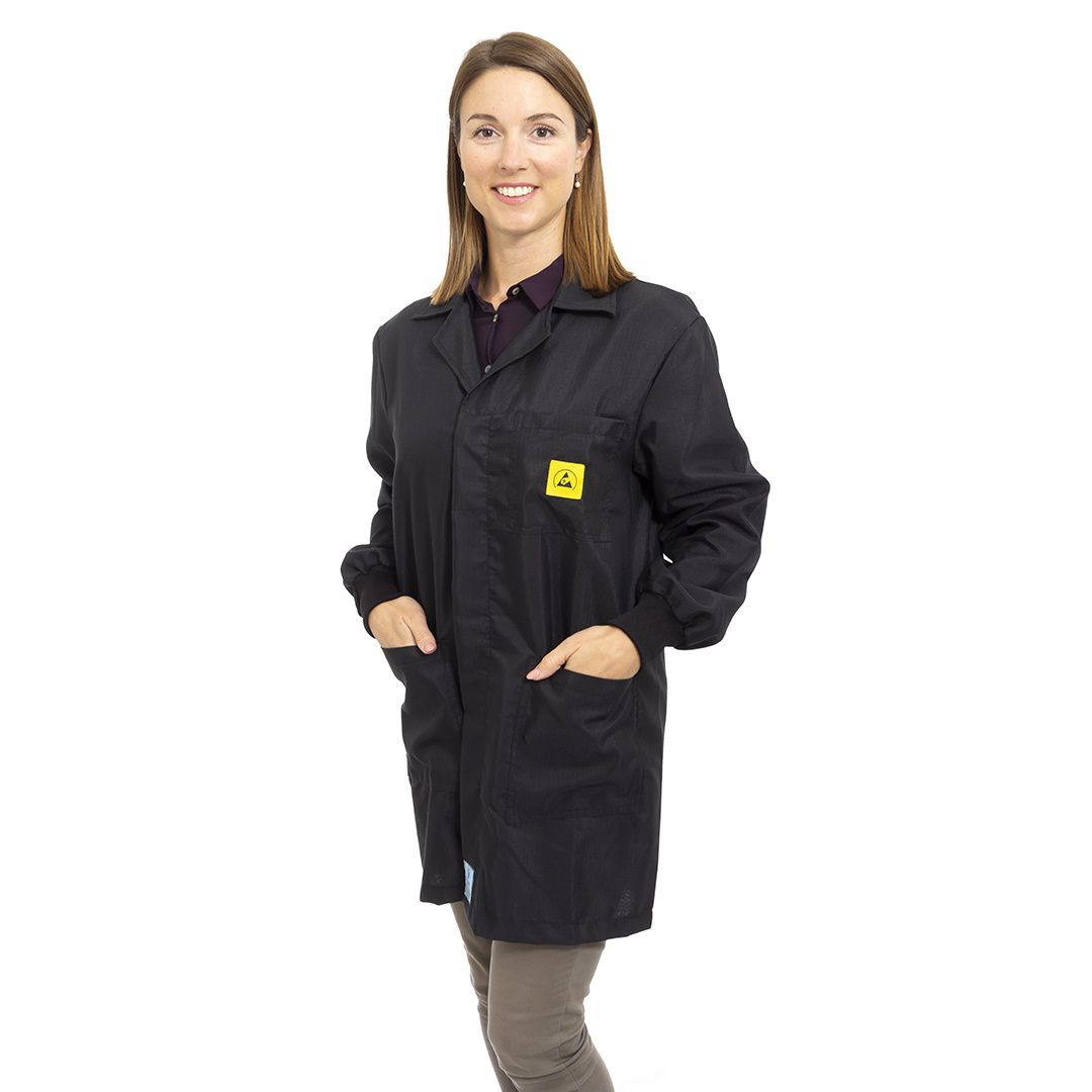 Women's black lab jacket discount