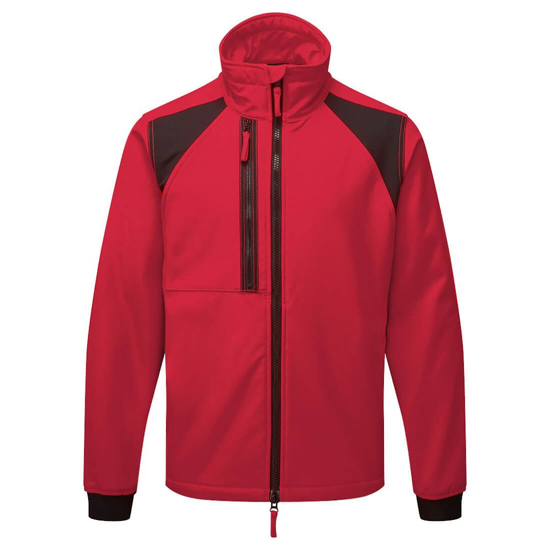 Red softshell jacket sales