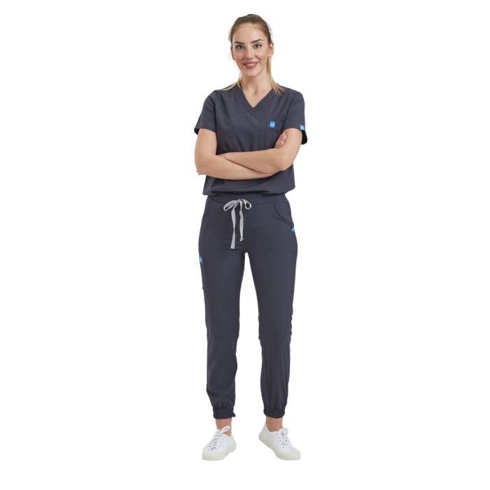 Scrub set with jogger pants discount