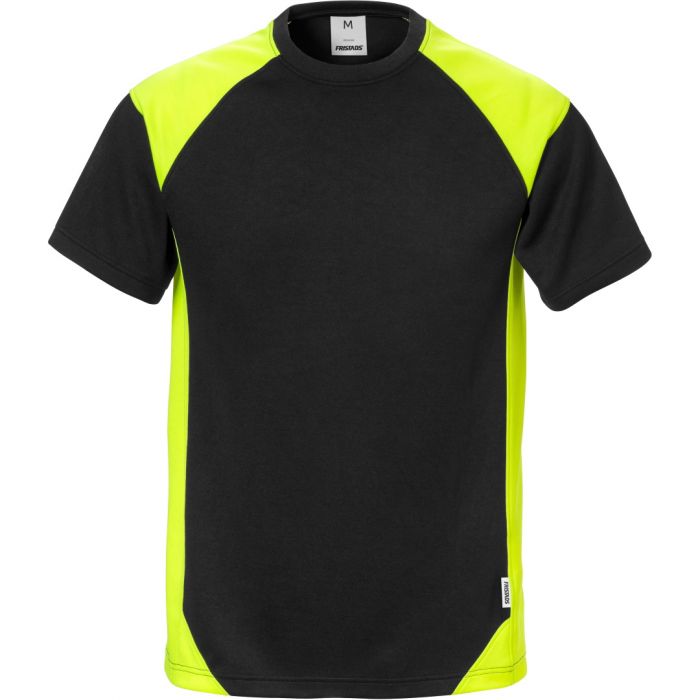 Black and Hi-Viz Yellow t-shirt 122396
