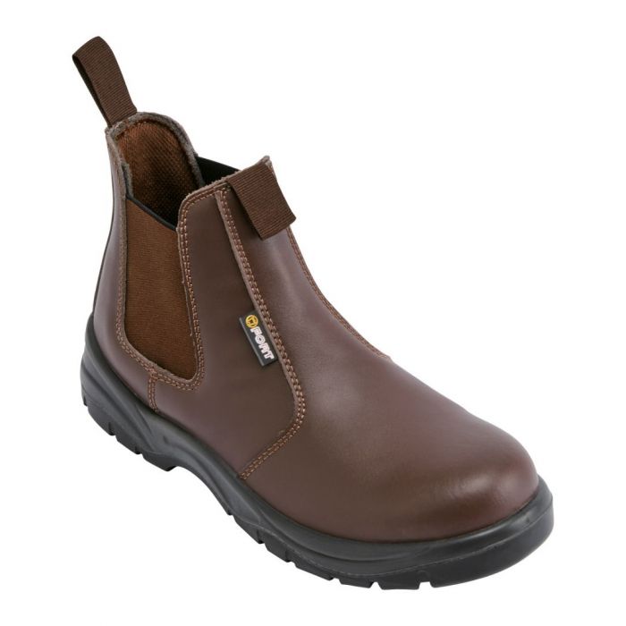 Nelson Safety Dealer Boot in Brown