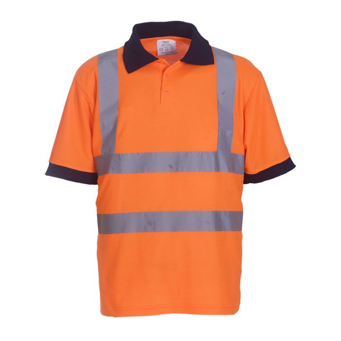 Orange hi vis polo on sale