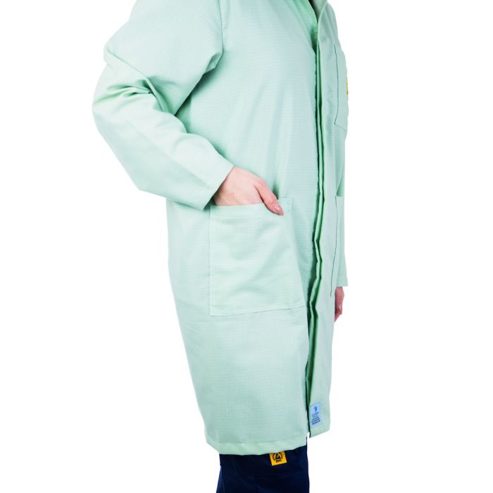 ESD Light Green Lab Coats