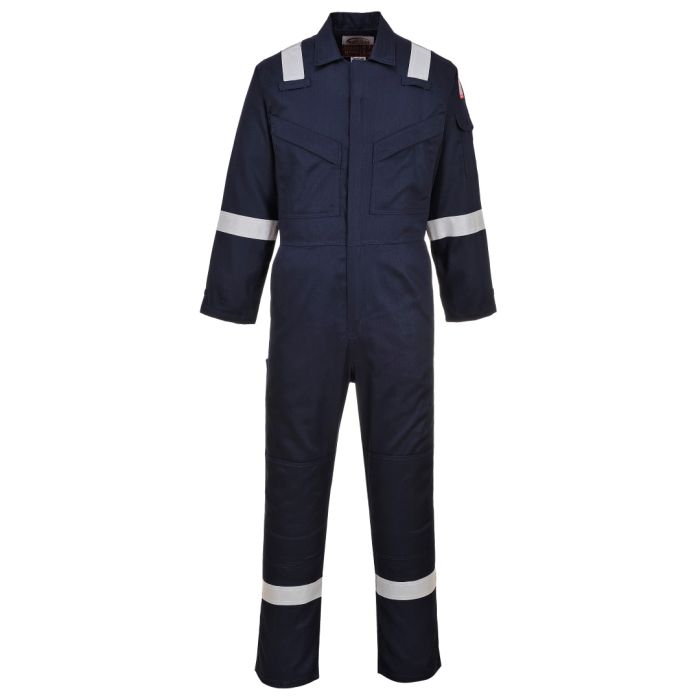 FR28 Flame Resistant Navy Blue Light Weight Coverall