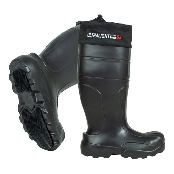 SAH5 Safety Black Wellington Boots Somerset Workwear