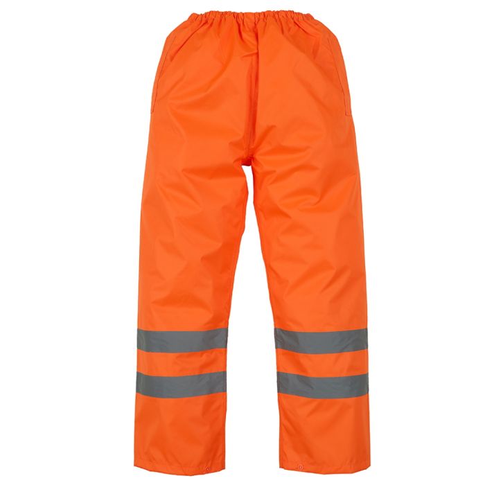 Orange waterproof trousers top