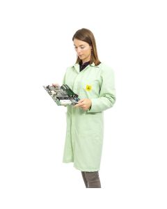 ESD Lab Coats in Light Green