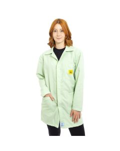 ESD Lab Jackets in Light Green