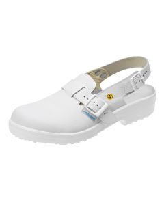 A stylish ESD safety clog from Abeba 31000 with adjustable heel strap