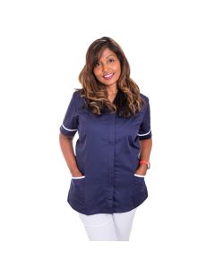 The Behrens navy blue tunic for the healthcare professional