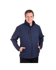 A great-looking navy blue softshell jacket from Fort.
