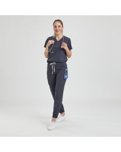 A professional and comfortable set of scrubs perfect for a long shift