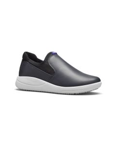 A comfortable slip-on shoe with a soft feel lining
