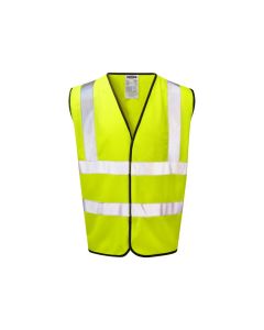 The Warrior yellow hi-vis safety vest conforms to the European standards EN471 : Class 2 
