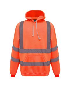 Yoko Orange Hi Vis Pull Over Hoodie conforms to RIS-3279-TOM for the UK rail industry