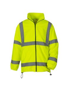 Yoko YK060 hi-visibility heavyweight fleece jacket with reflective bands