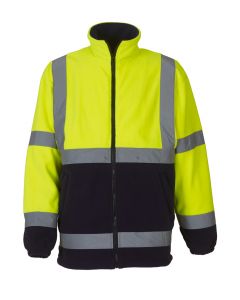 A heavyweight fleece jacket that conforms to EN ISO 20471:2013 + A1:2016 class 3