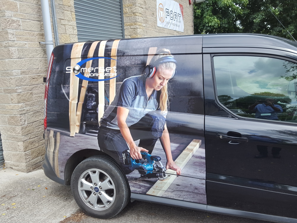 Somerset Workwear delivery van