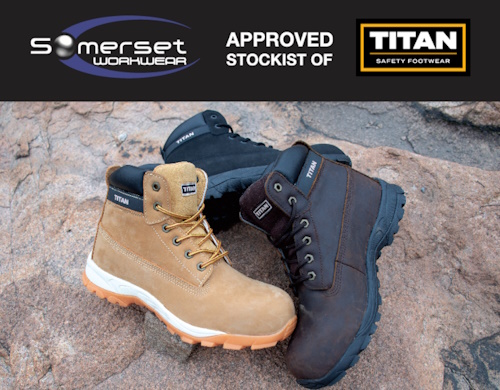 Check out the great range of Titan safety footwear from Somerset Workwear 