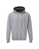 Warm hoodie in light grey