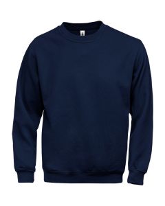 Fristads 100225 navy blue crew neck classic sweatshirt